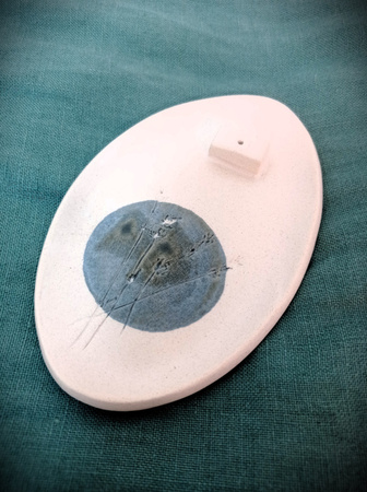 Kadzielniczka ceramiczna z lawendą OUTLET