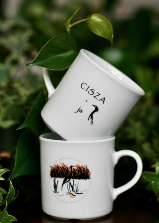 Kubek CZAPLA W ZACHODZĄCYM SŁOŃCU 250 ml OUTLET