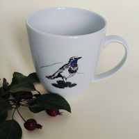 Kubek PTASZEK PODRÓŻNICZEK z napisem 380 ml